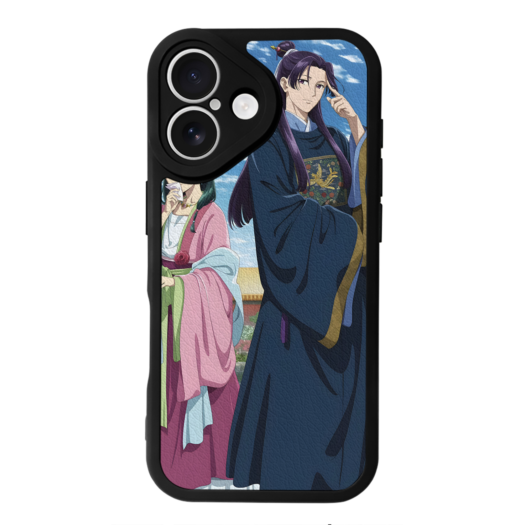 （画像用） 薬屋のひとりごと The Apothecary Diaries 【iPhone 16シリーズ対応】シリコンスマホケース（レザー調） 材質：シリコン